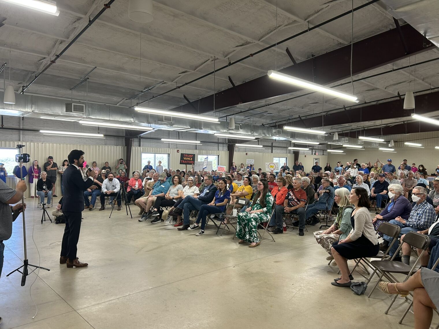 Congressman Greg Casar and the TX CD21 rally